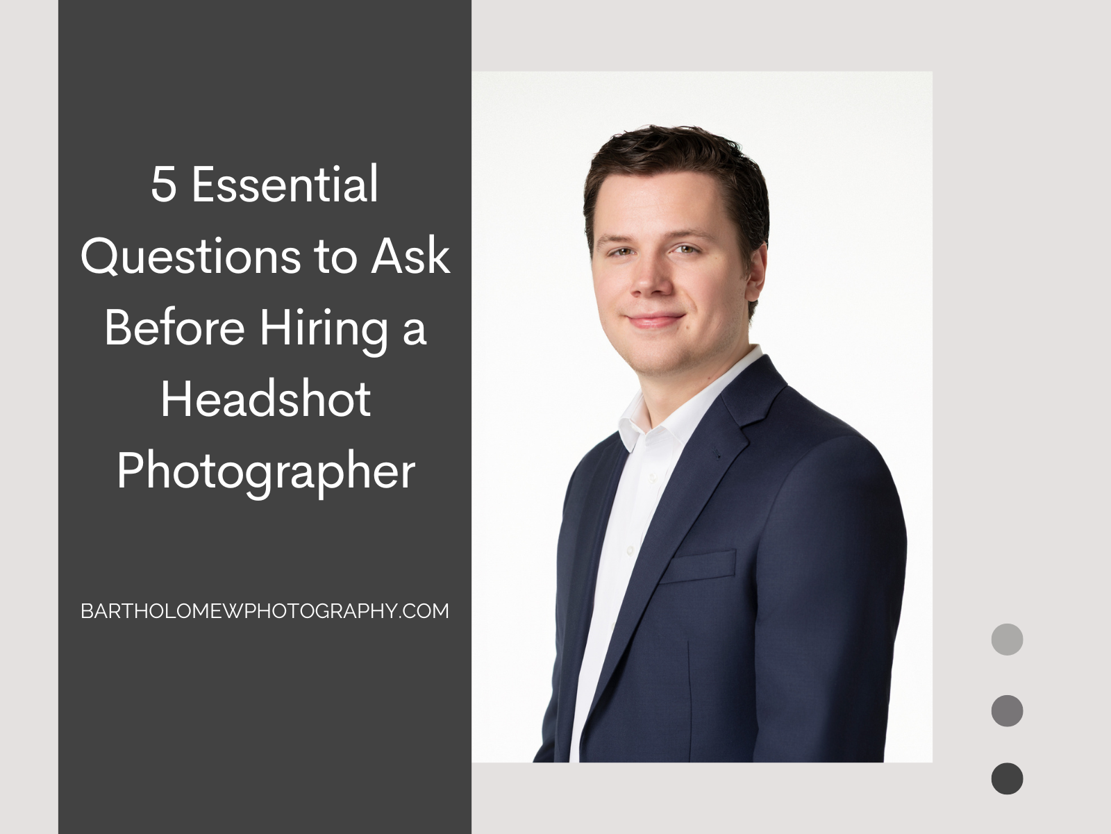 5 Questions to Ask Before Hiring a Headshot Photographer