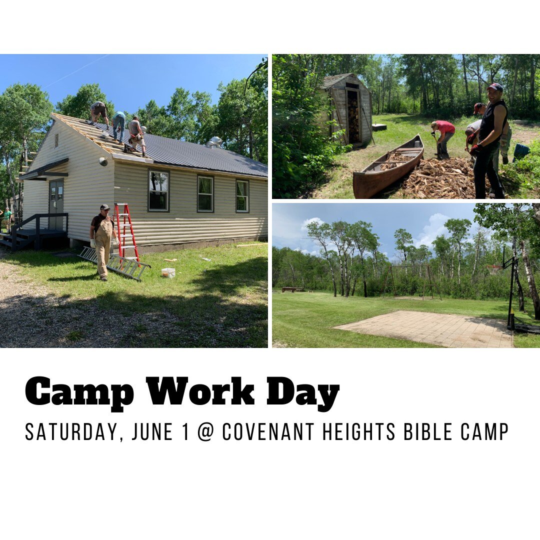 Save the date! Join us for our camp work day on Saturday, June 1st. We will clean up and tackle a few projects to get ready for the summer. Lunch provided. Let us know if you plan to come!