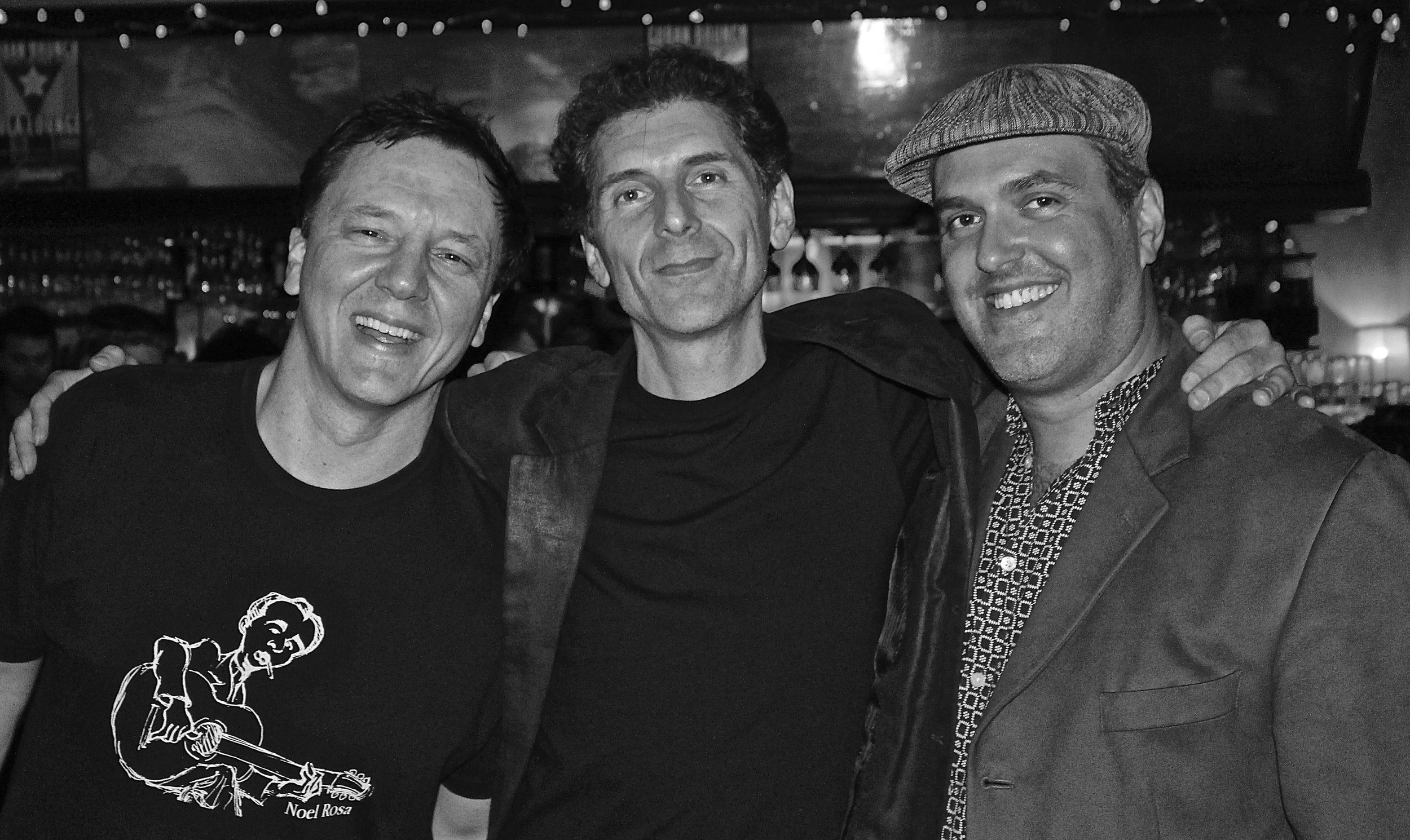 With percussionist Alan Hetherington and bassist Louis Simao in Toronto