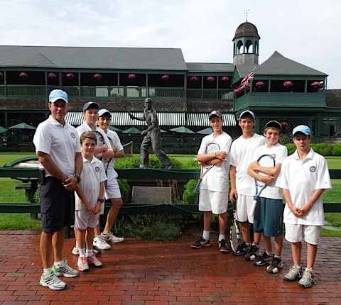 Tennis Hall of Fame RI Summer Classic "players from France, Germany and US"