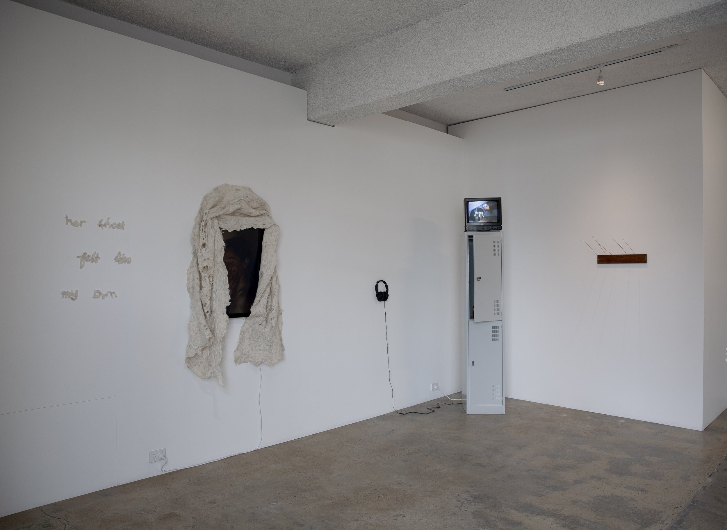 Artists from left to right, Tamara Elkins and Nic Narapiromkwan Foo