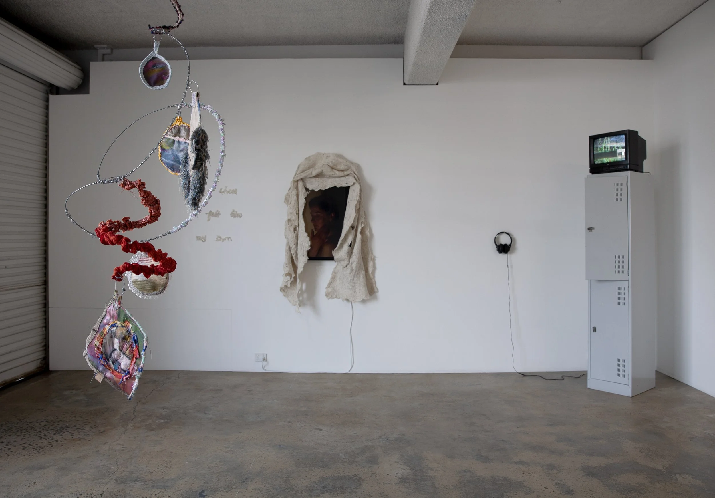 Artists from left to right, Abby Marie Murray, Tamara Elkins and Nic Narapiromkwan Foo