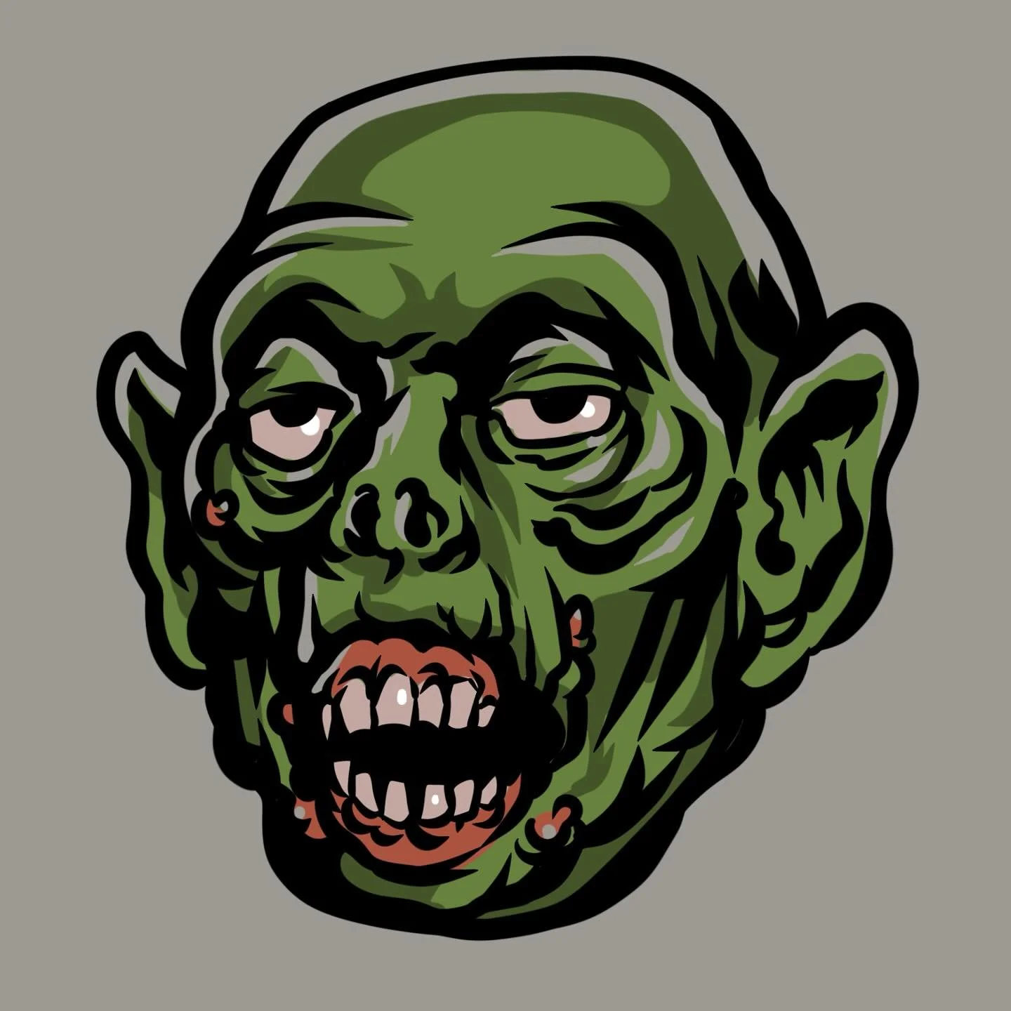 Zombie practice 
.
.
.
.
#zombie #illustration #illustrator #sticker #designer #digitalart #artist #josergil