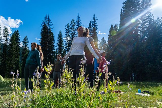 #backcountryyoga #breatheoutside #forceofnature #stretch #yellowstone2019 #yellowstone #backcountry #optoutside #breatheout #breatheinbreatheout #yoga #yogaoutside #gooutside #getoutside #hiking #backpacking #lifeoutside