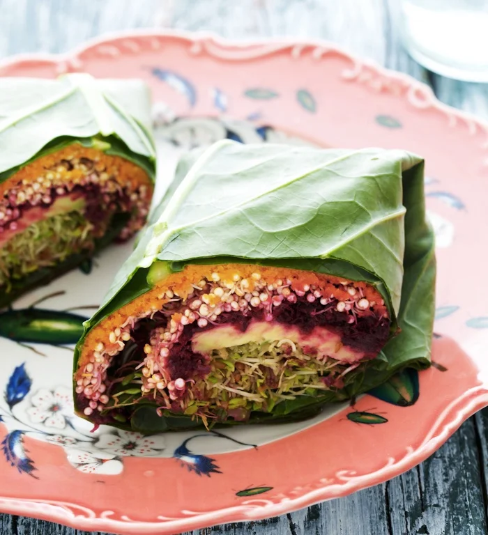 QUINOA COLLARD WRAPS