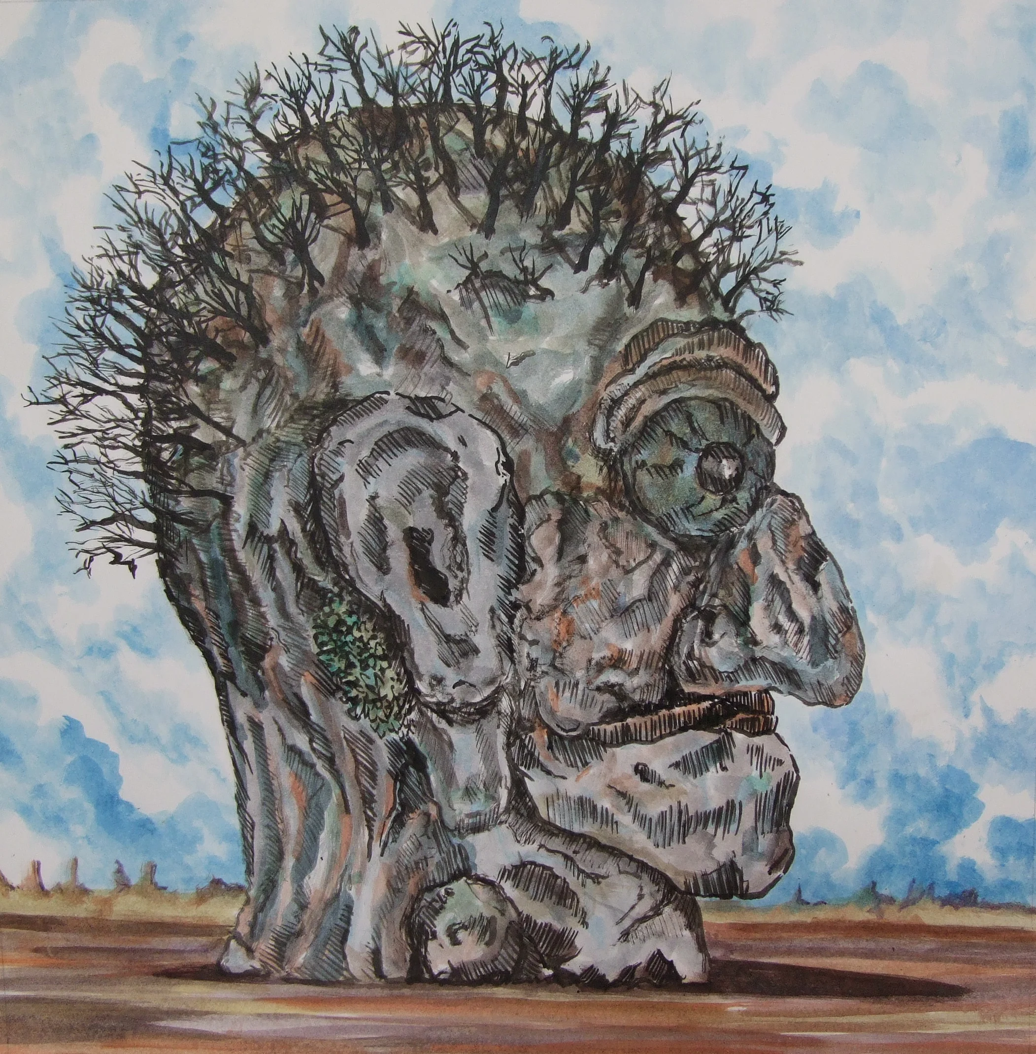 Prom Queen - Ink on paper. 30x30cm 2010