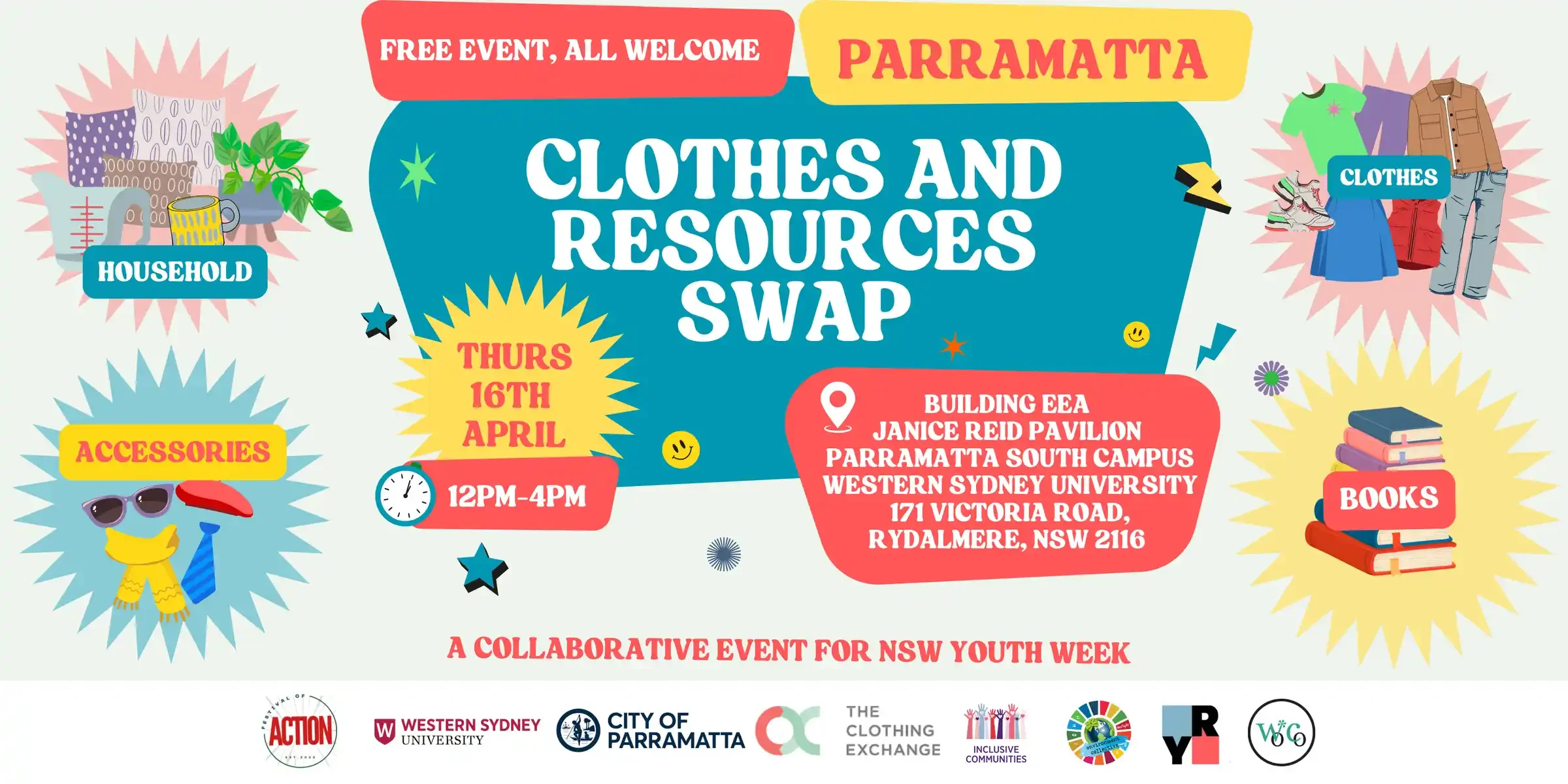 Clothes and Resources Swap @ WSU (Parramatta South Campus)
