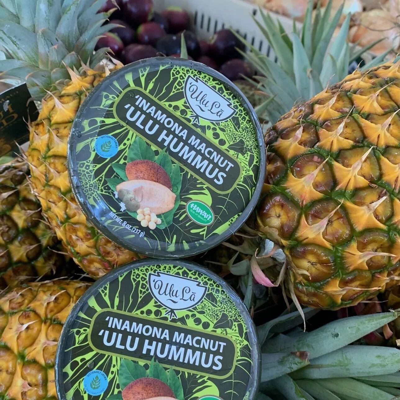 NEW PRODUCT ALERT - now available at our market - so ono and made on Maui. 

See you this Saturday!!!

Thanks @hawaiiulucoop

#napilifamersmarket #hawaiiulucooperative #ulu #hummus