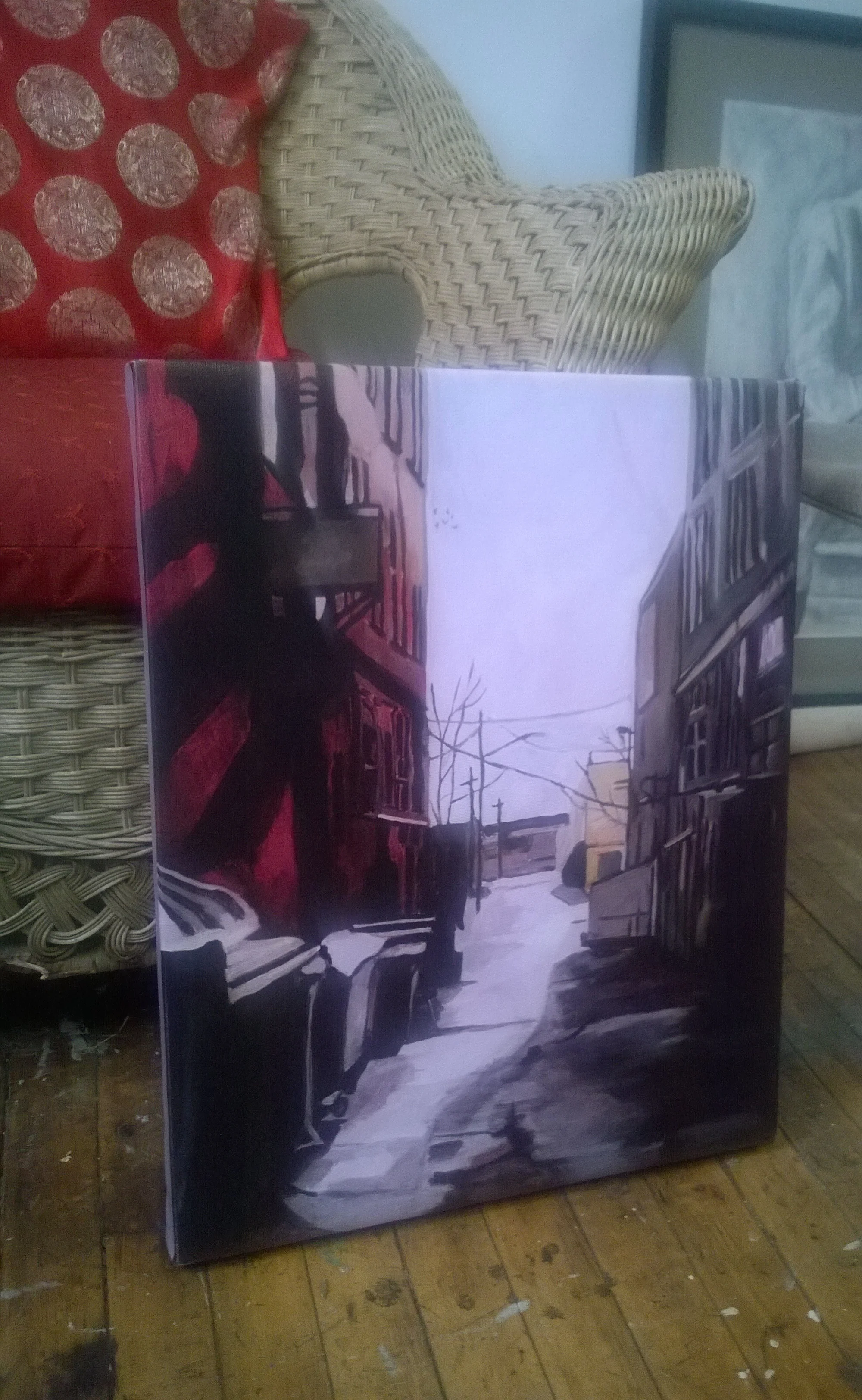 Print, Alley way 16x20