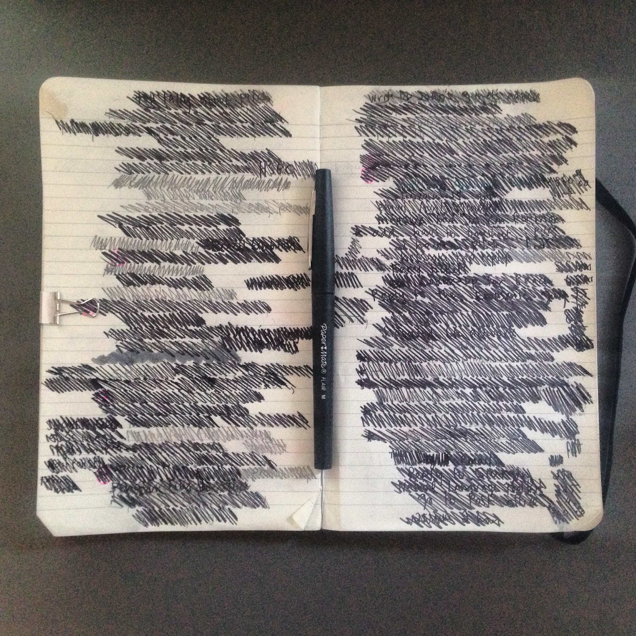 Example of one of my to-do list pages... I recommend this method of crossing tasks off the list!