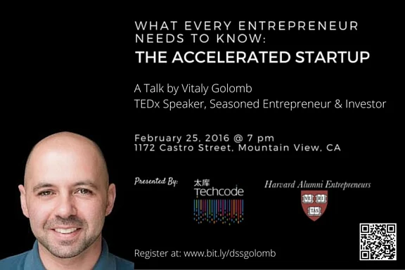 The Accelerated Startup: A Talk with Vitaly Golomb