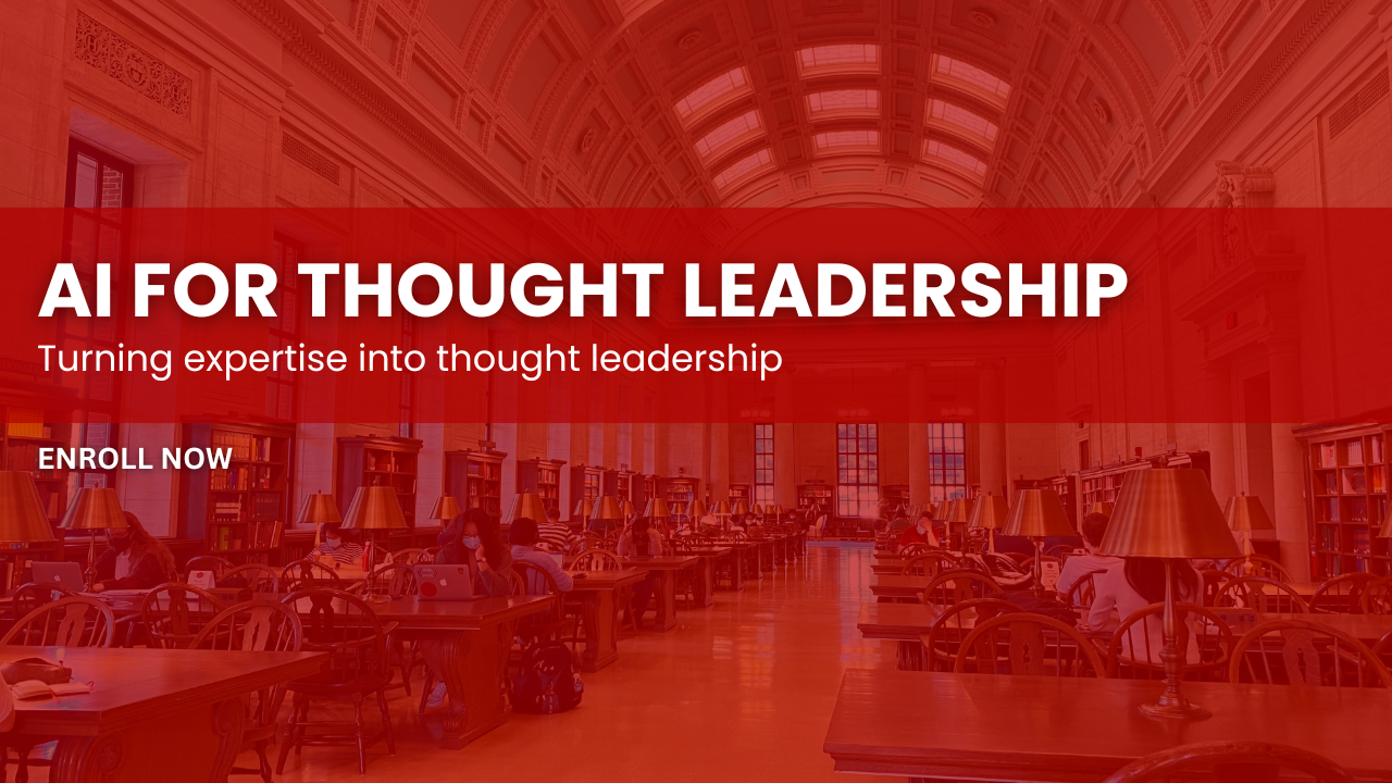 AI for Thought Leadership - Sneak Preview