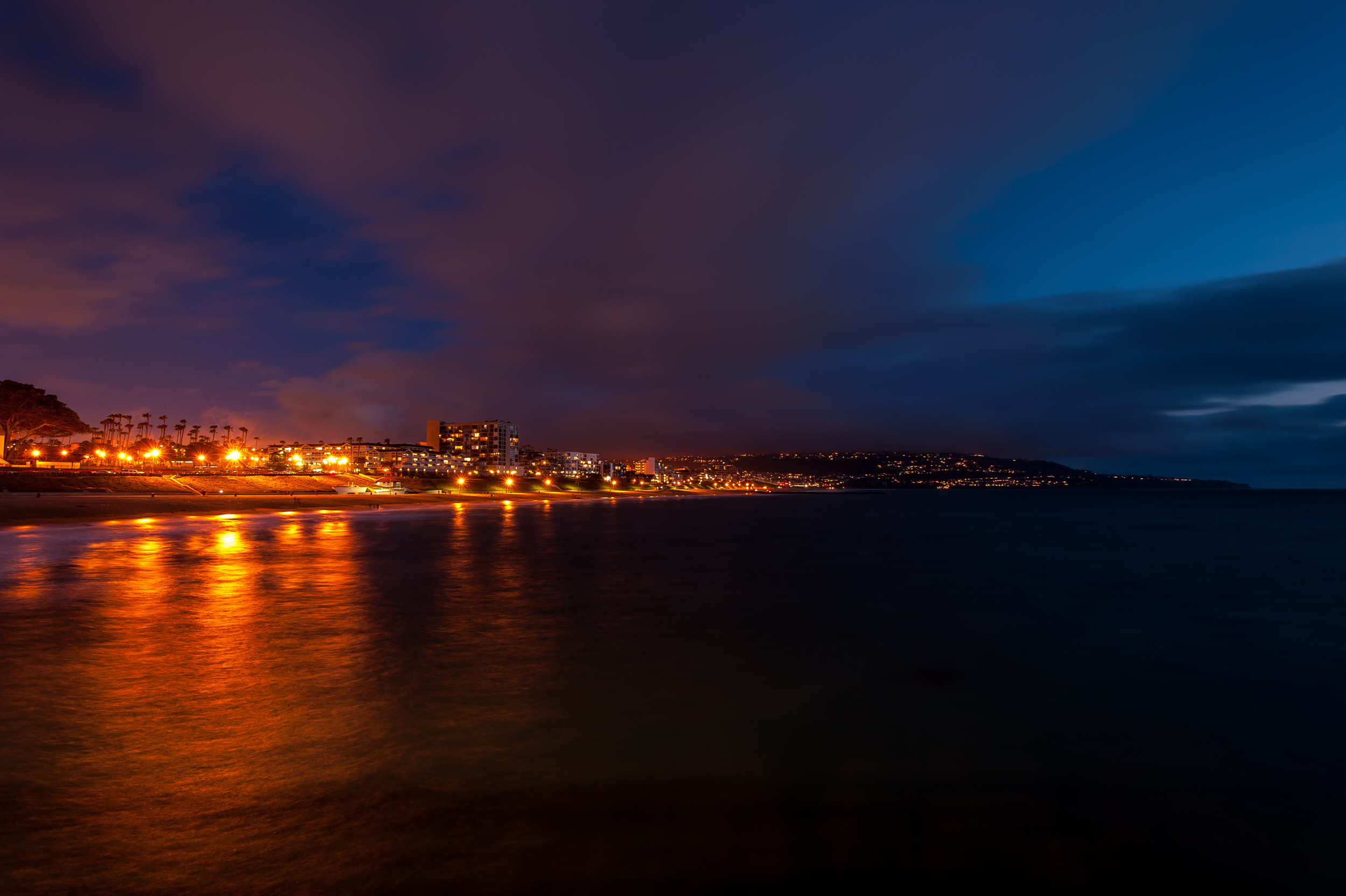 Beach at night