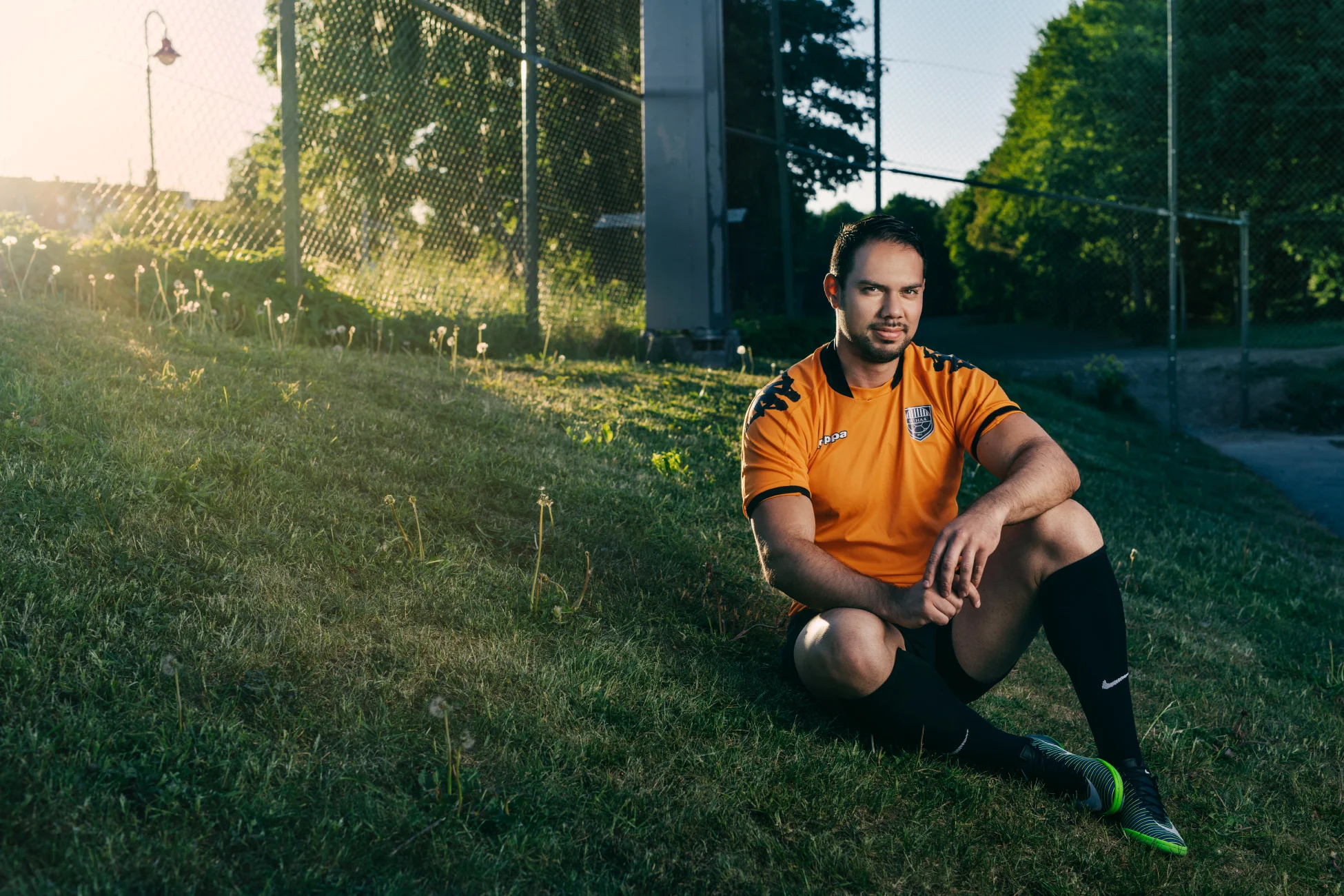 Sunday league coach, shot for football magazine Grus.