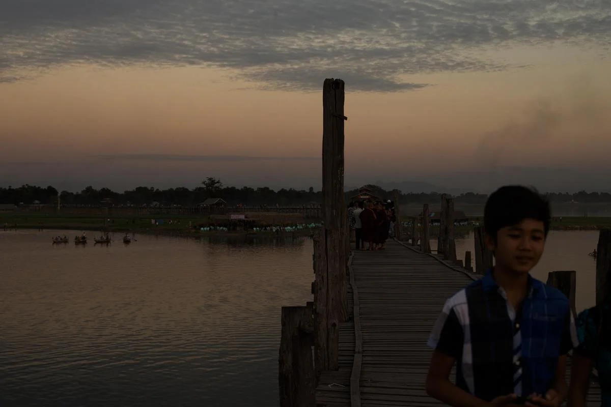 U-Bein Bridge - Mandalay - Burma