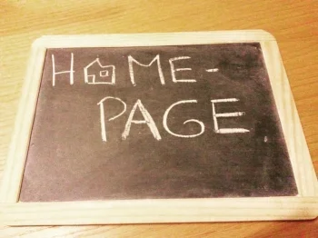 Zo'n homepage, die schrijf je toch even?