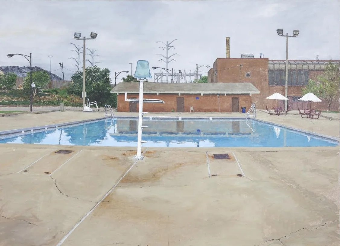 "SMITH PARK", 2015 OIL ON CANVAS, 38x49