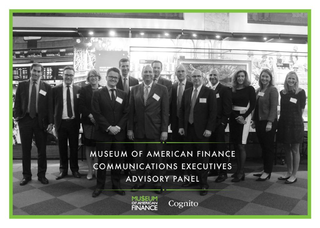 Chairing the Museum Of Finance Communications Roundtable