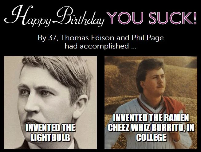 A fun site I built to make you feel bad about yourself...