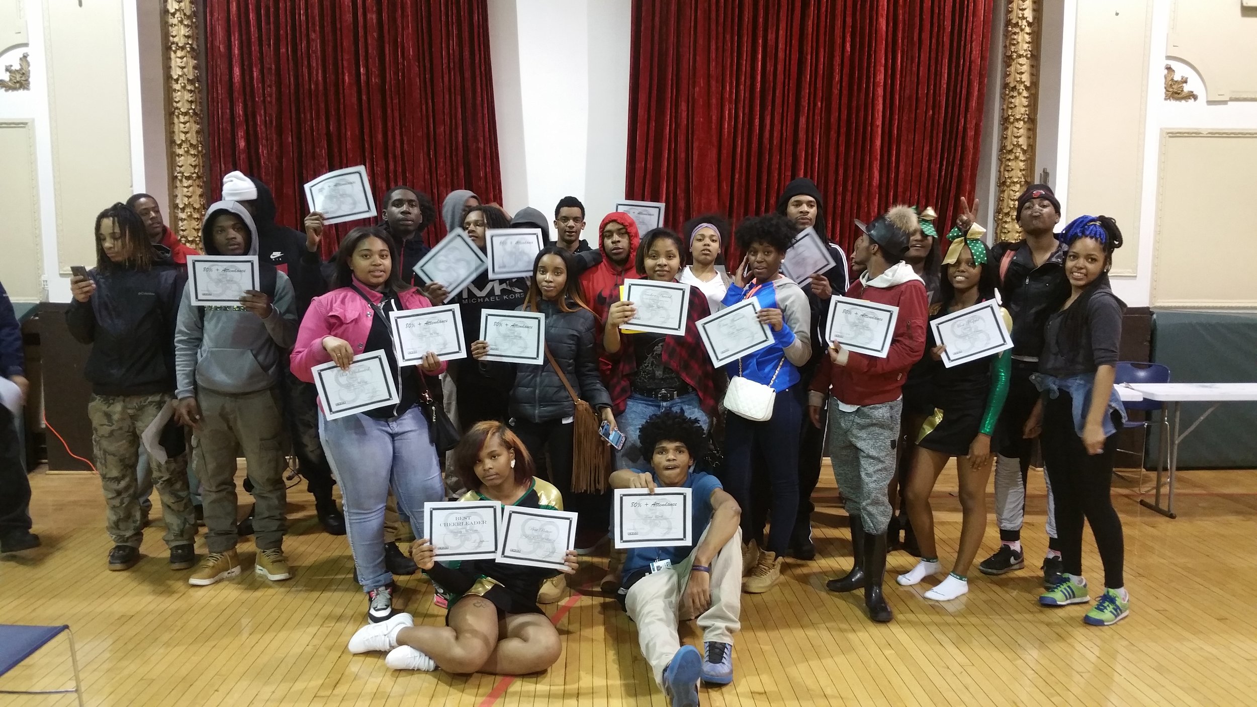  Community Youth Development Institute Students With Certificates 