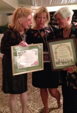 AGC's own Nancy Howard (right) receiving the GCA Zone III Directors' Award