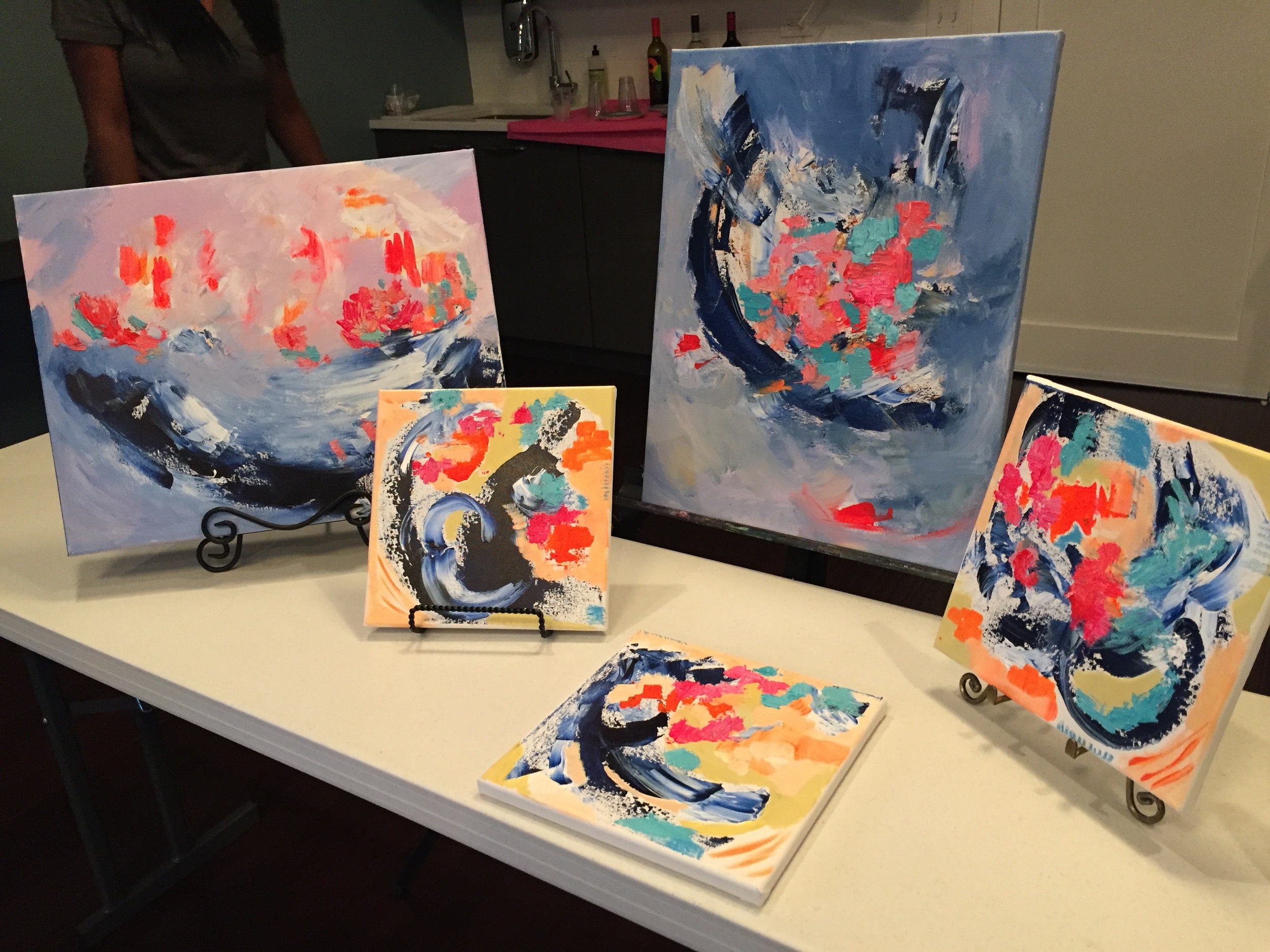 Latest Collection, Acrylics on Canvas, August 2016. 