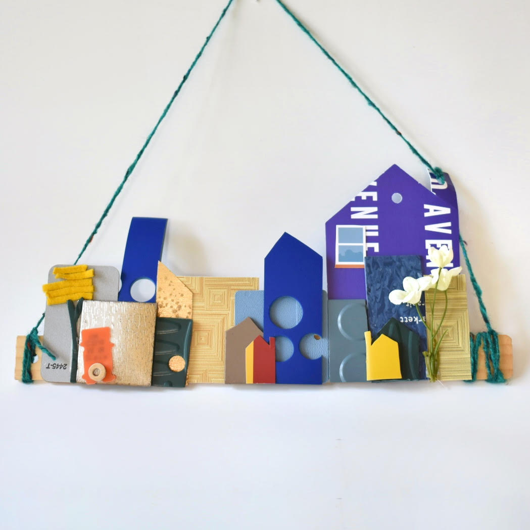 Vinyl Skyline Wall Hangings