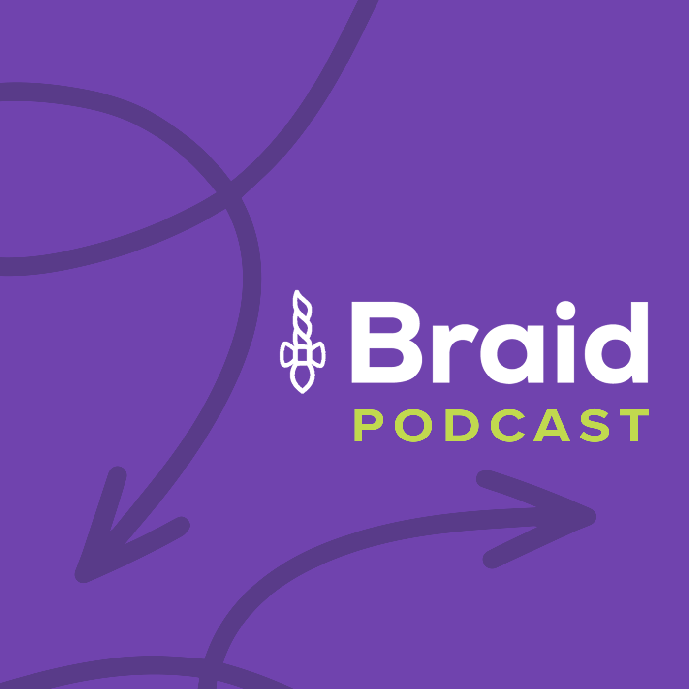 Cover art for the Braid Podcast to present commercial client work on Life as King portfolio page