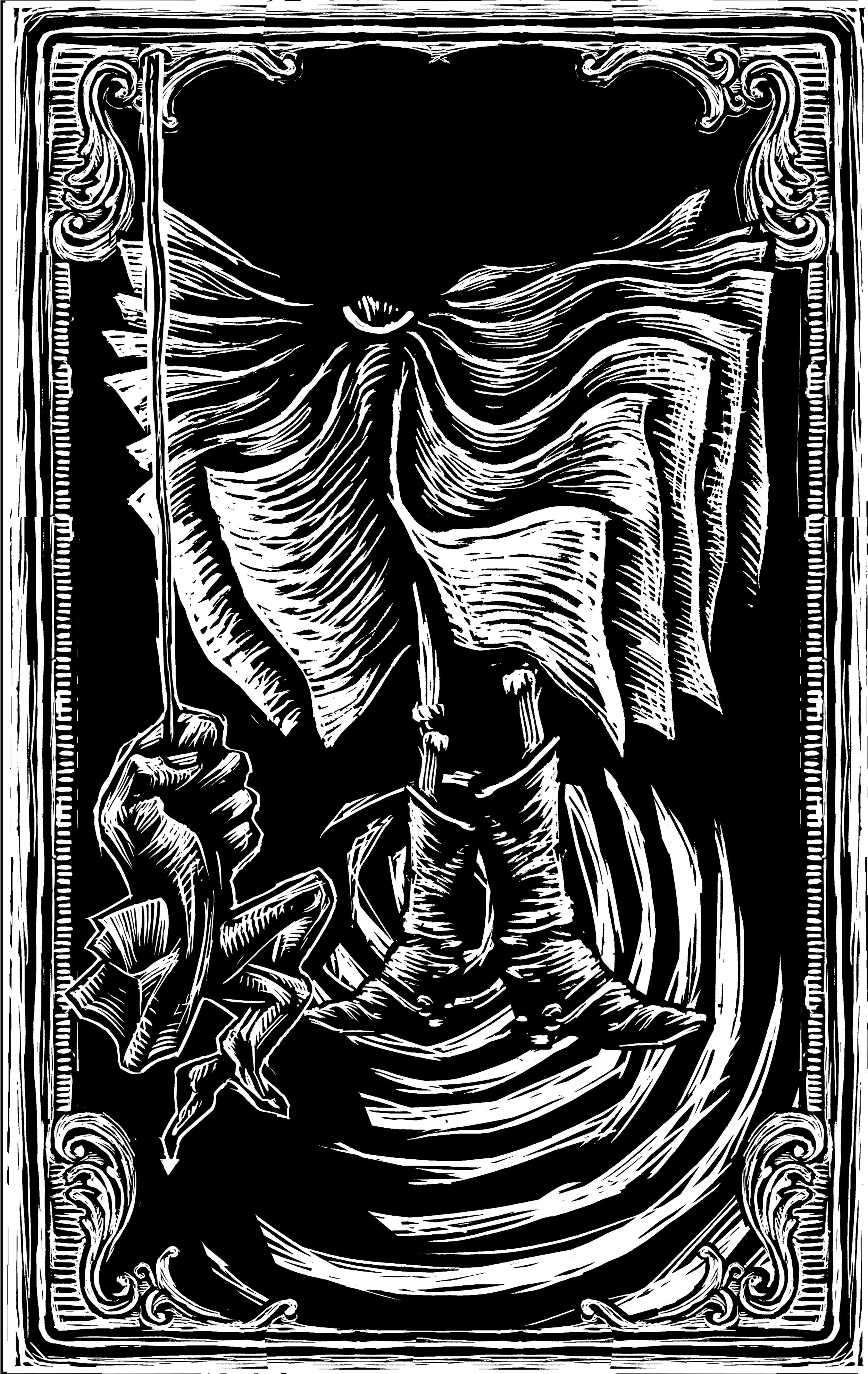 Don Quixote descends into Montesinos’s cave