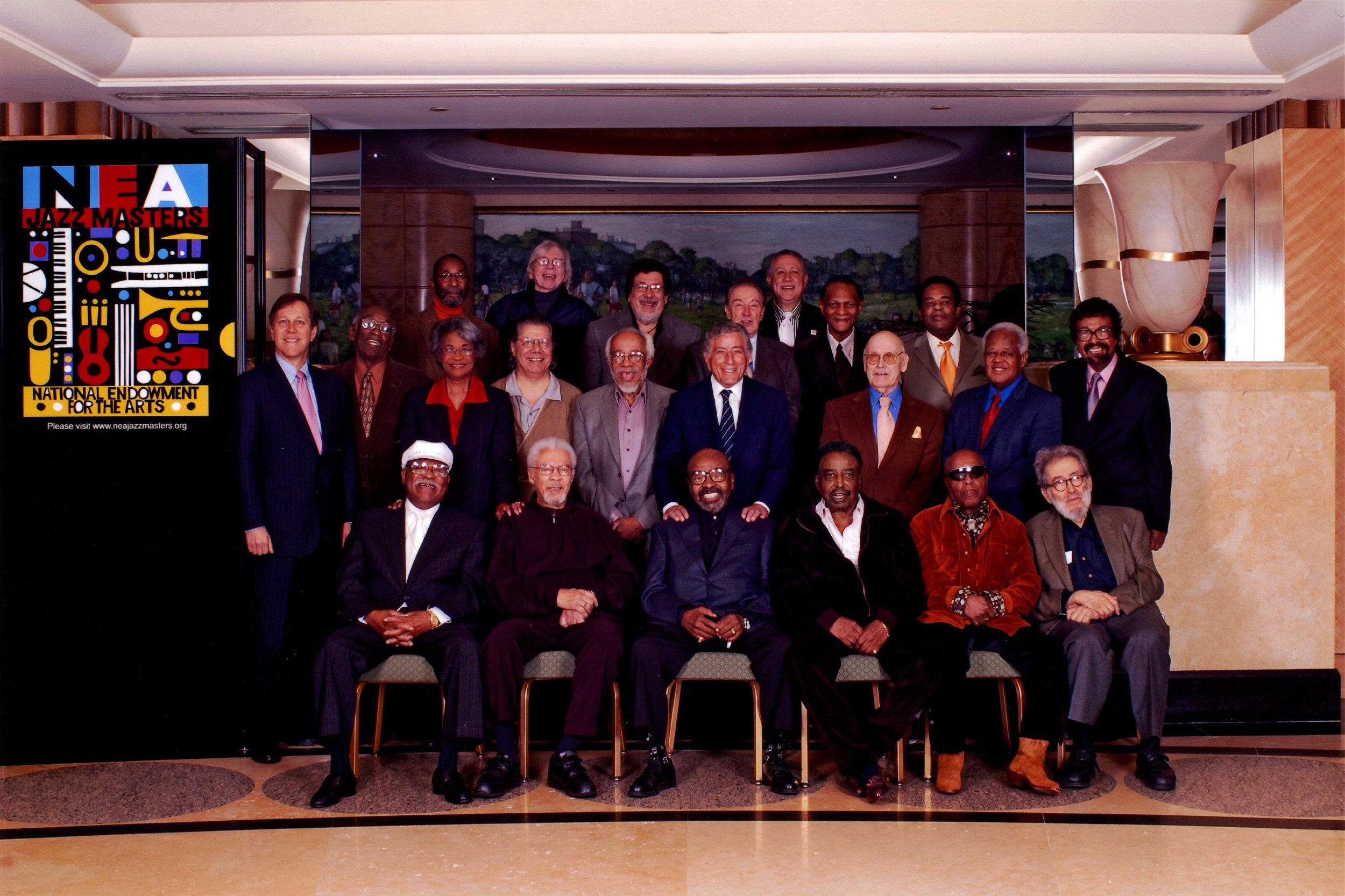 At a Jazz Reunion with Tony Bennett, James Moody, and Others