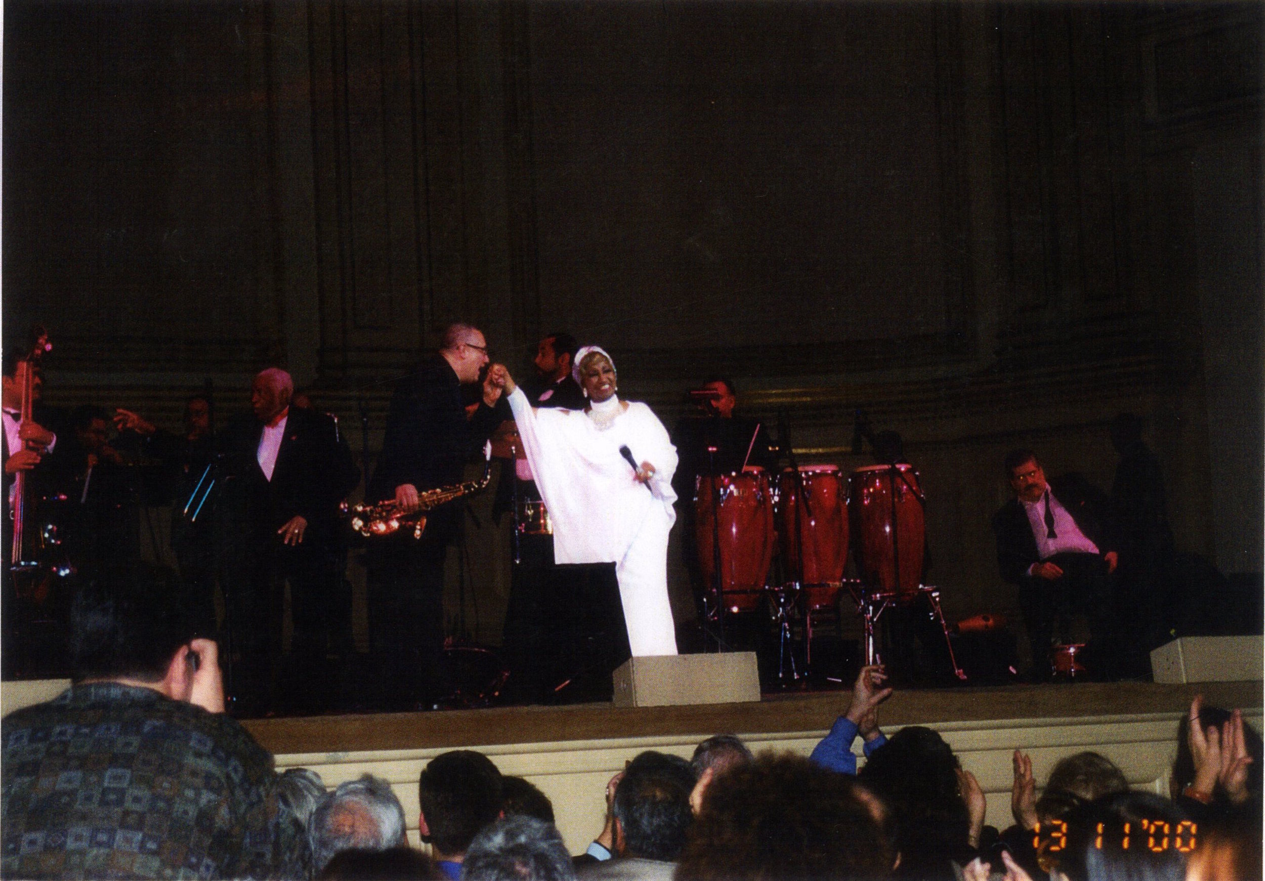 Paquito D'Rivera and Celia Cruz