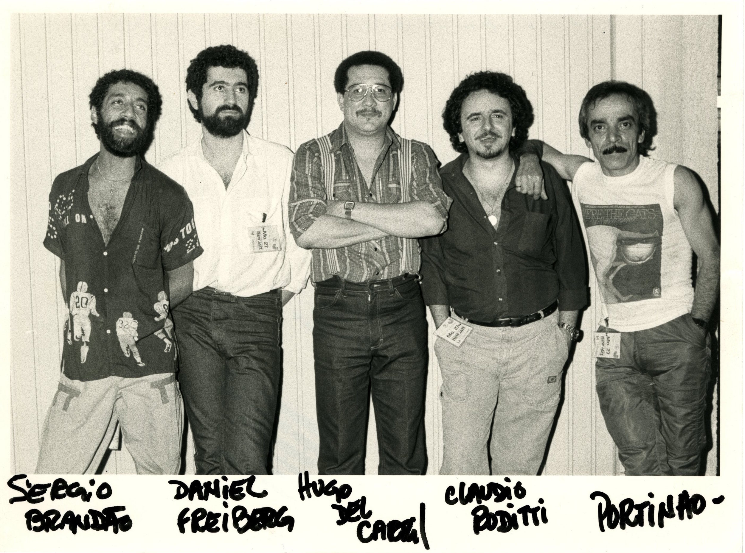 With Sergio Brandão, Daniel Frieberg, Hugo del Carral, Claudio Roditti, and Portinho