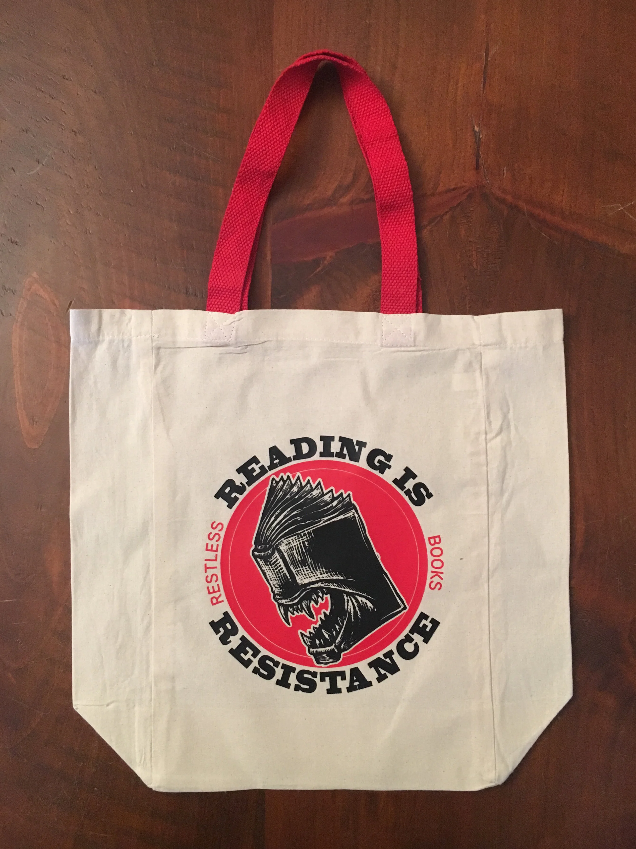 reading tote bag