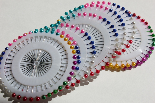 30pcs Multicolor Hijab Pins Plastic Head Scarf Pins Wheel For Tailor  Sewing, Water Drop