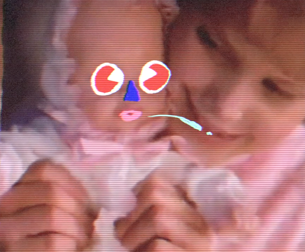 Still from animated installation component for "We'll Be Right Back" 