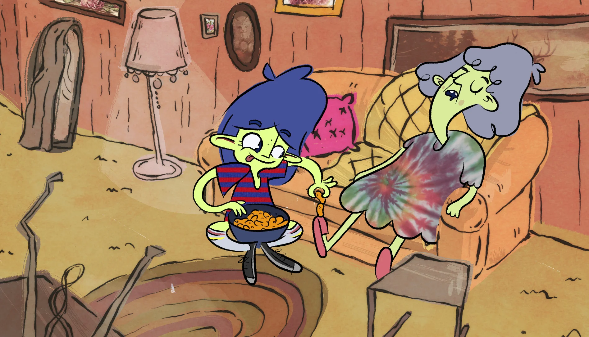  Style frame for upcoming series&nbsp; The Boonies  