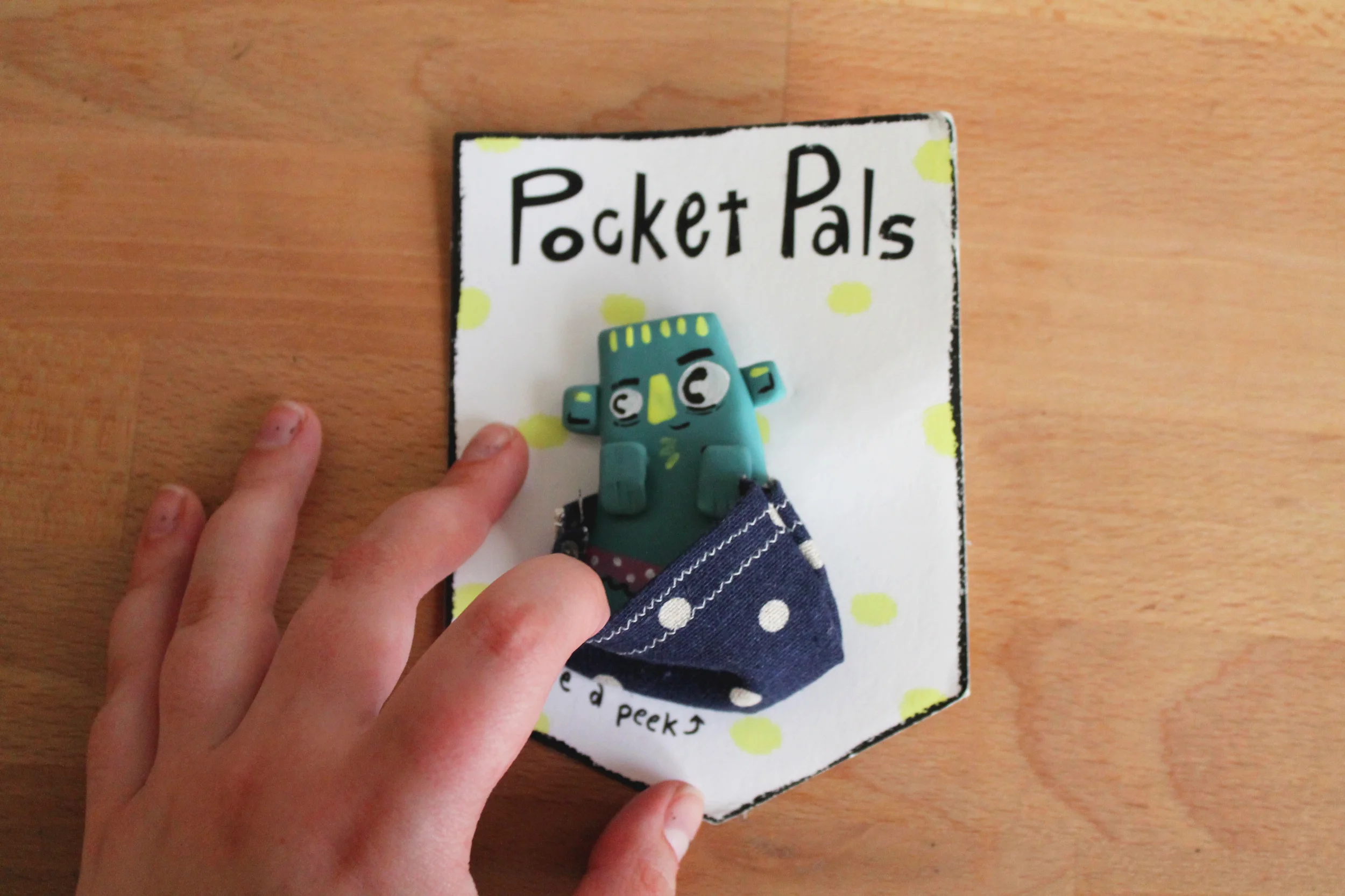Detail of the Pocket Pal's nether region
