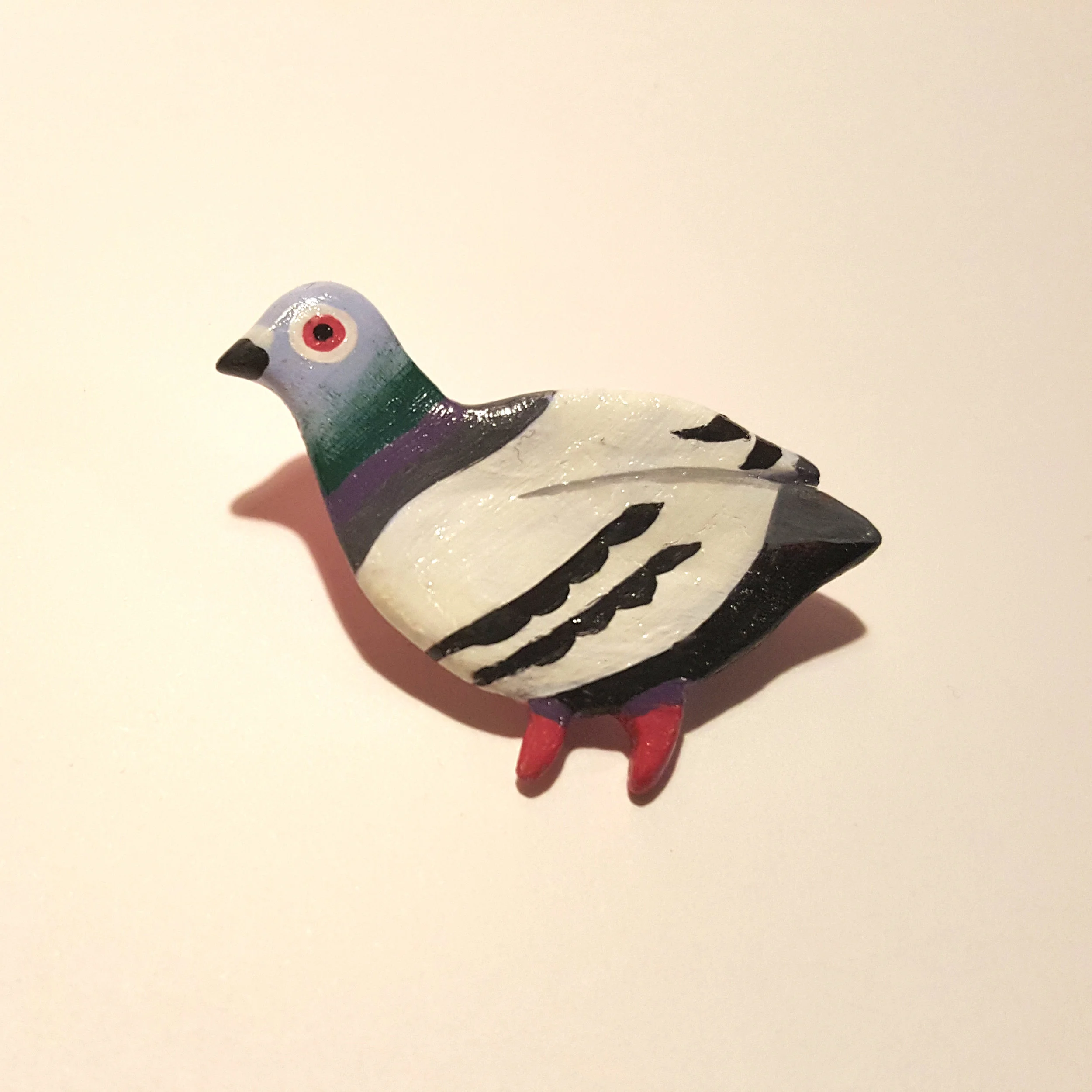 Pigeon Brooch