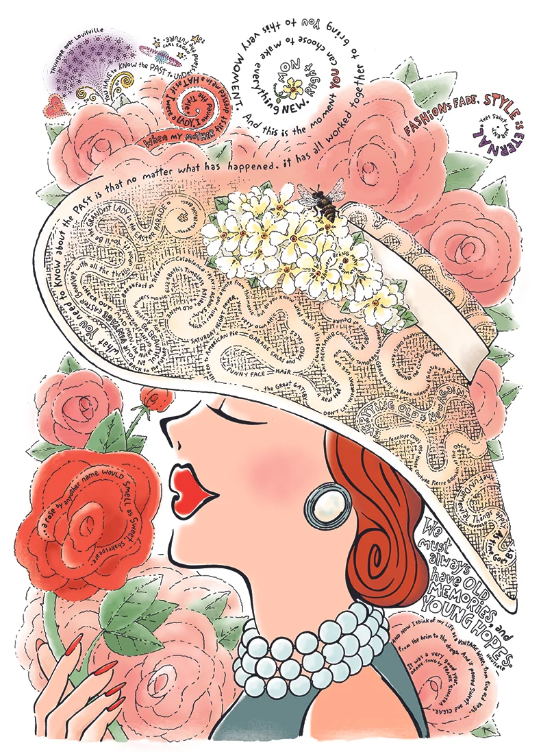 Annette Cable Illustration ©, artwork for Underwired Magazine http://annettecable.com