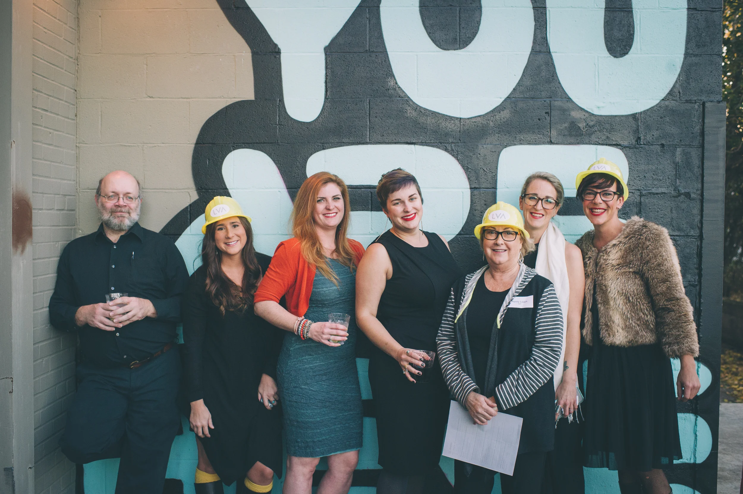 We somehow managed to get all the staff together for a photo!