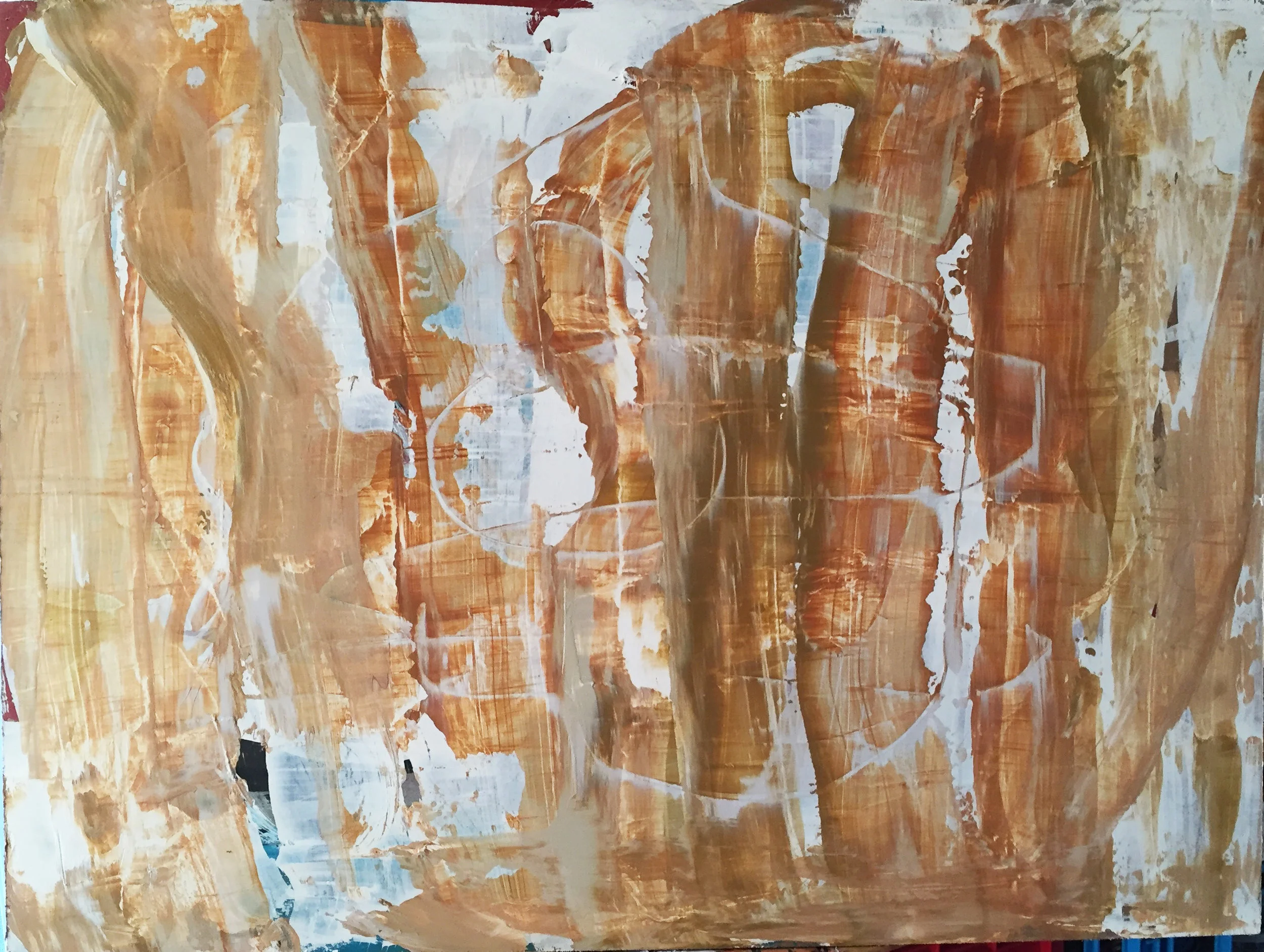 "Pretty Much The Opposite" by Jeremy Brightbill, 21x28.5 in, acrylic on wood (2016), $425 | BUY NOW