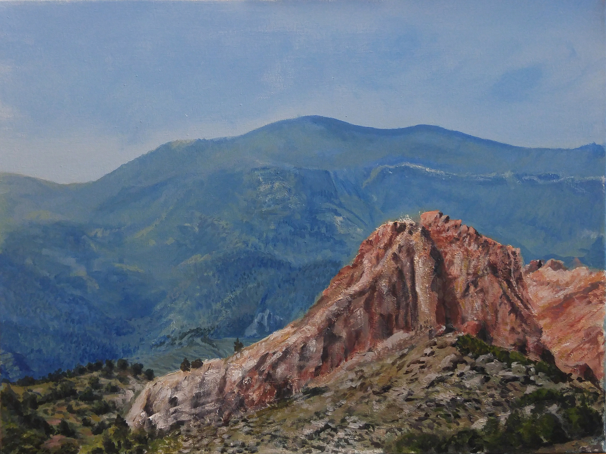 "I Stand Alone" by Sabra Crockett, 18x24in, acrylic on canvas, $490 | BUY NOW