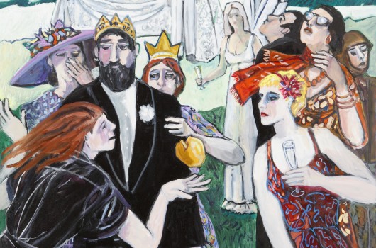 "Discord (Women and War)" by Ann Stewart Anderson, 46x40in, oil on canvas (2010)