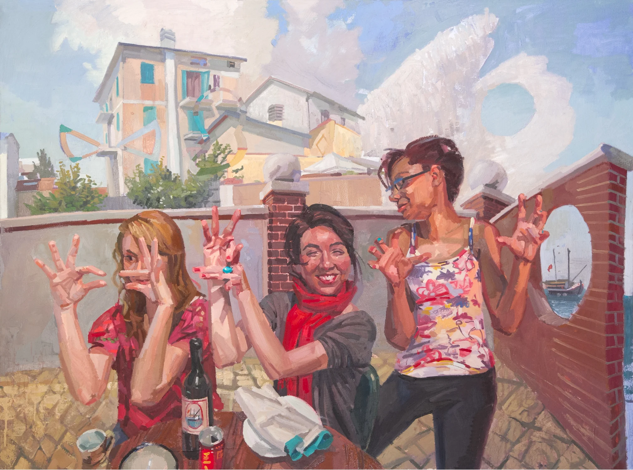"Lingua Franca #2" by Benjamin Duke, 60x72in, oil (2016), $10,000 | BUY NOW