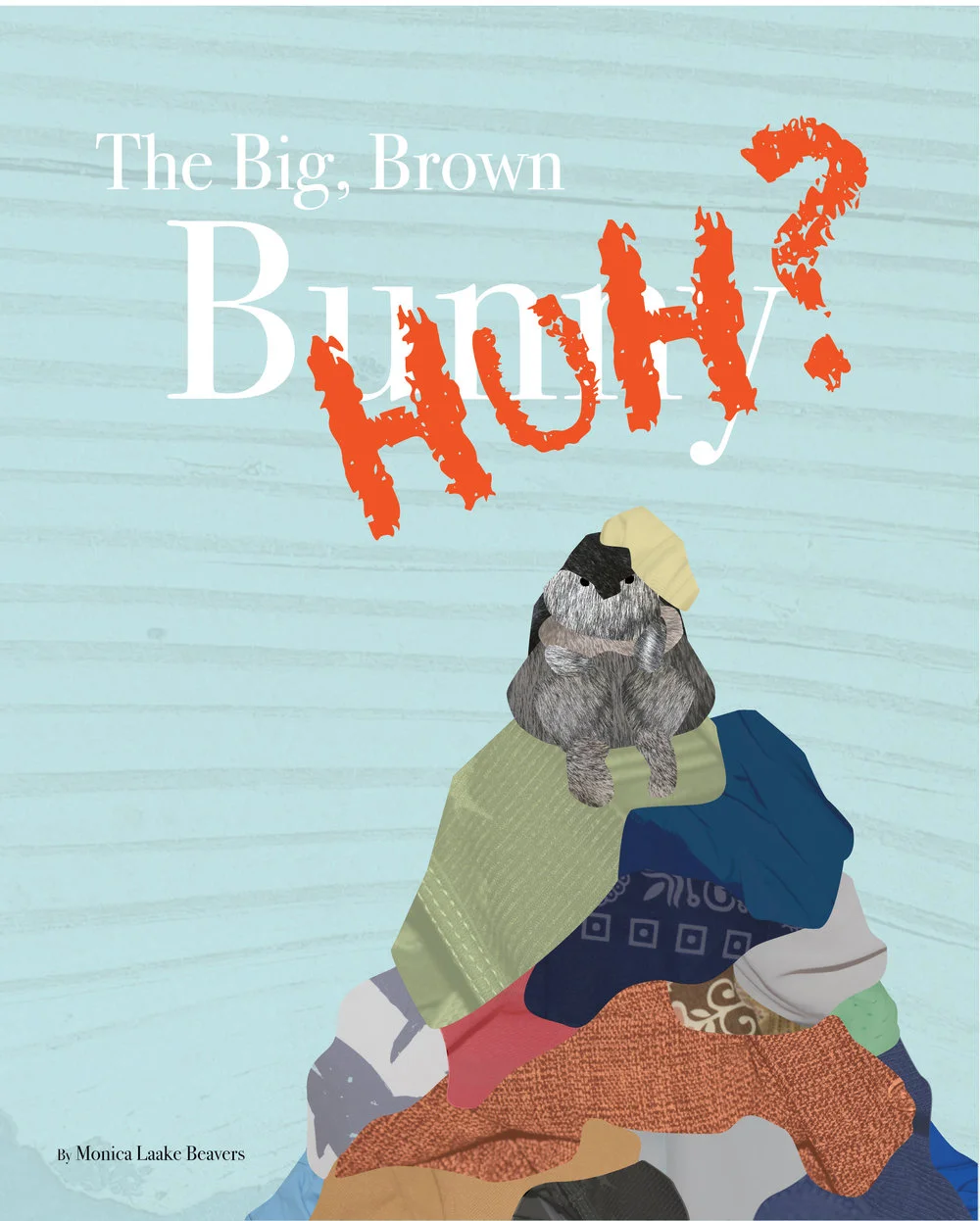"Big Brown Huh?" by Monica Beavers, 8x10in, mixed media/illustrated book (2015)