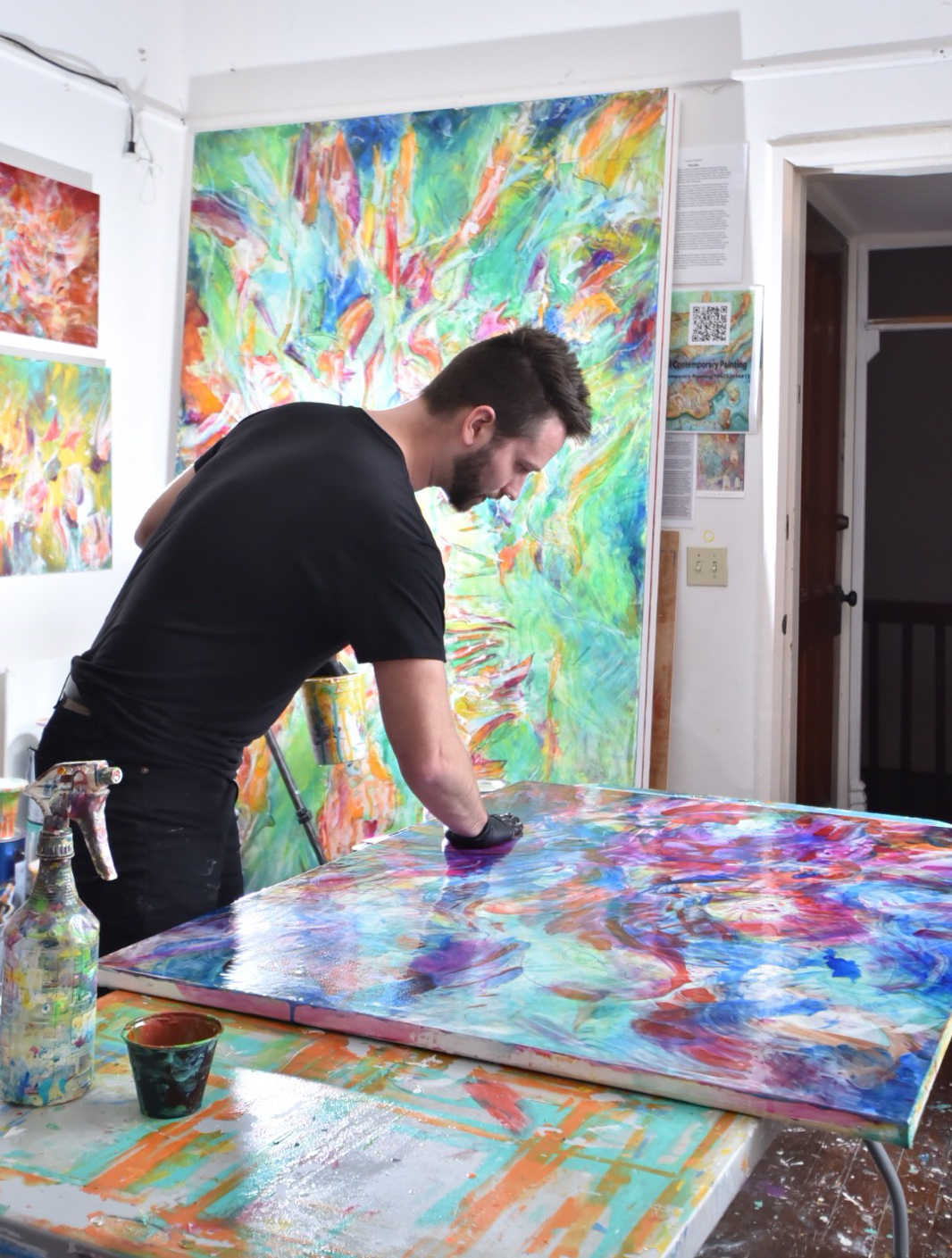 Michalski in his studio | Photograph by Adam Brester