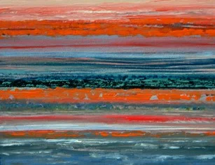 "Evening Calm" by Barbara Tyson Mosley, 12x12in, acrylic on canvas (2016), $500 | BUY NOW