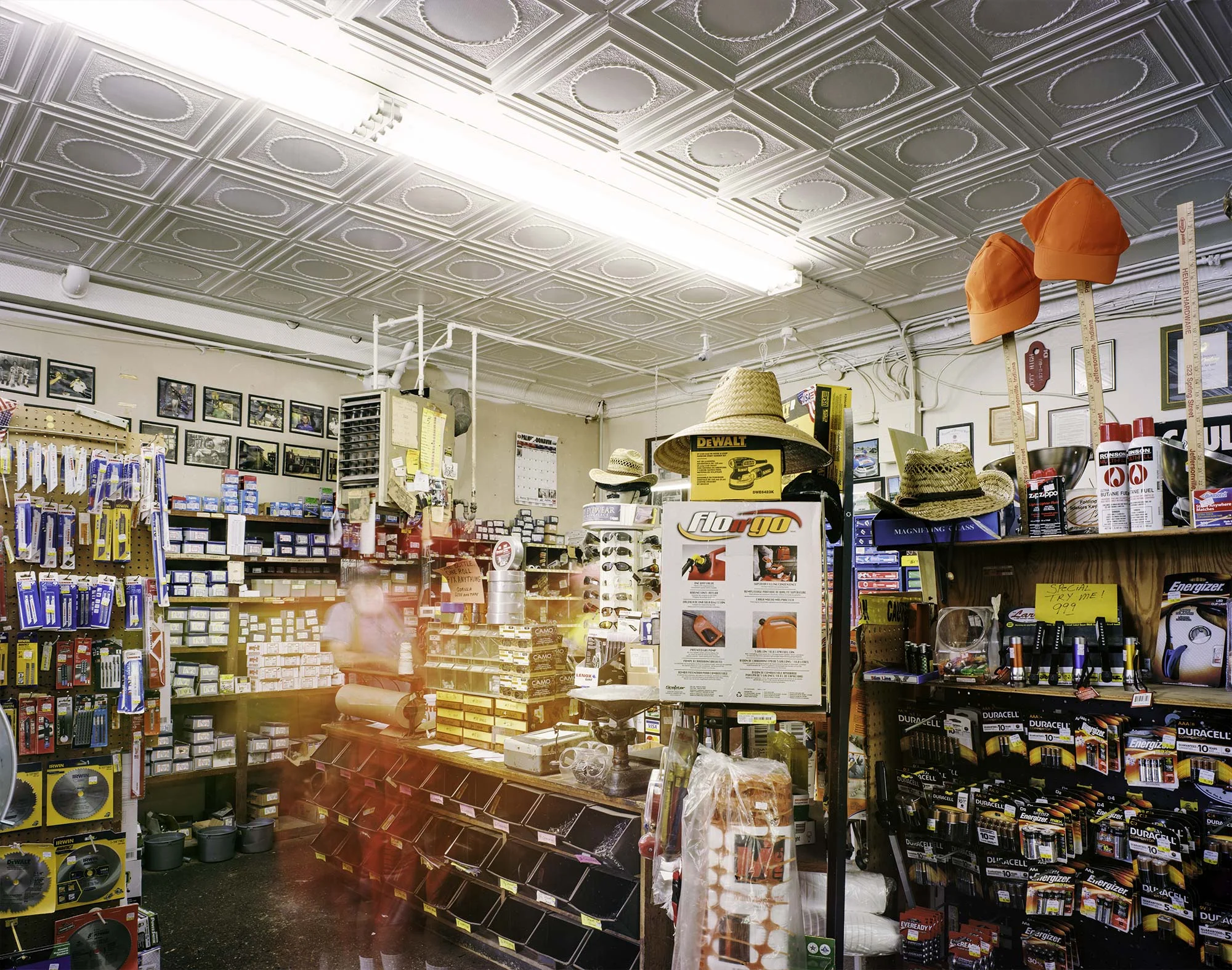 " Heuser Hardware" by Charles Mintz, 32 x 40in, Inkjet Print From Scanned FIlm (2016), $1000 | BUY NOW