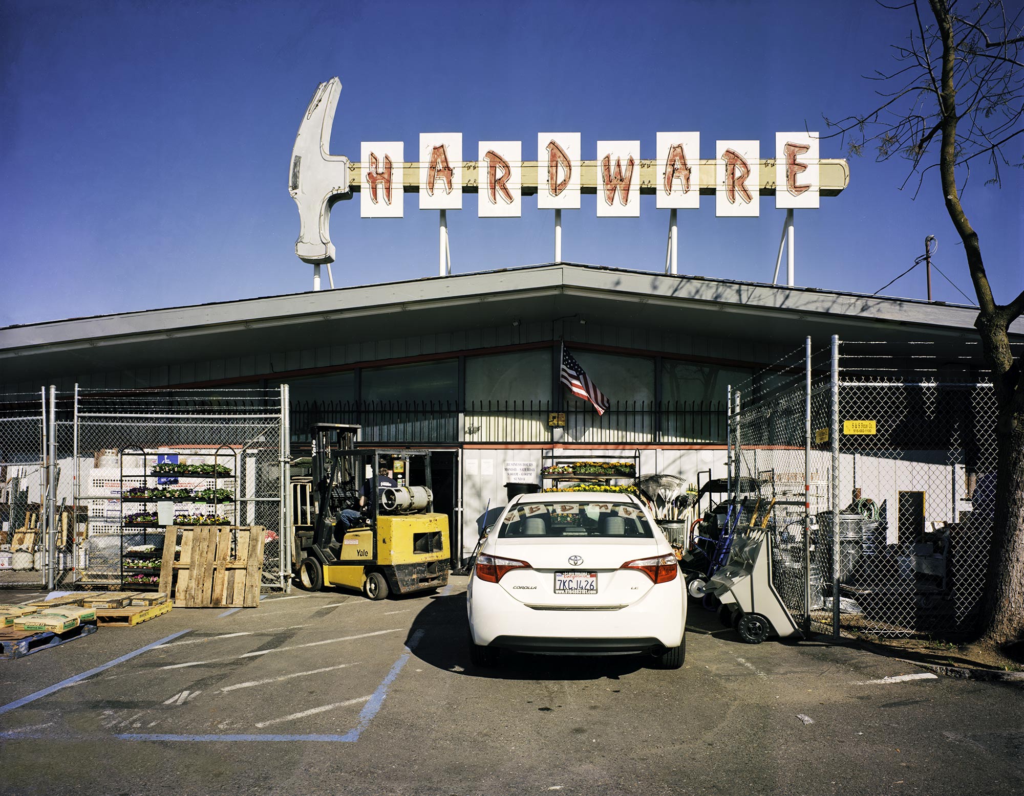 " Hollywood Hardware" by Charles Mintz, 32 x 40in, Inkjet Print From Scanned FIlm (2016), $1000 | BUY NOW