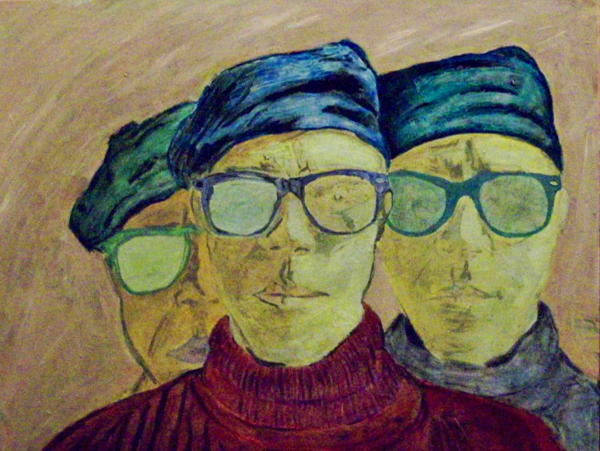 "Private Eye" by Michael victor Troutman, 24x30in, acrylic varnish on canvas (2015), $222 | BUY NOW